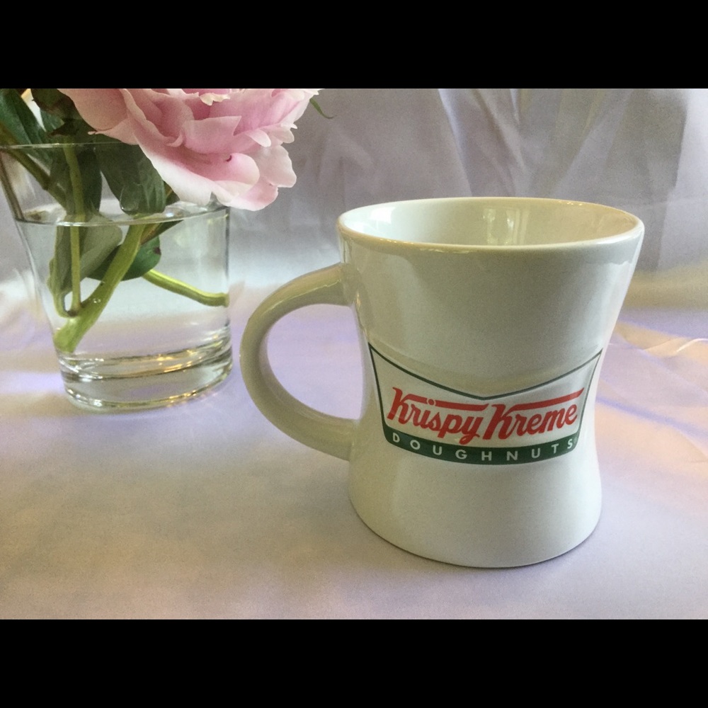 Krispy Kreme Doughnuts Classic Retro Diner Style Mug Cup